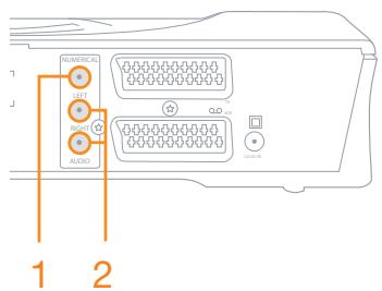 ORANGE DECODEUR SAGEM IAD 81 - Avec une chaîne Hi-Fi - 1
