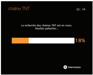 ORANGE DECODEUR SAGEM IHD 91 - recherche les chaînes TNT - 2