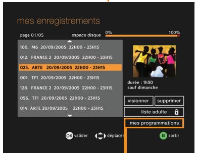 ORANGE GUIDE MON MAGNETO - programmer un enregistrement - 2