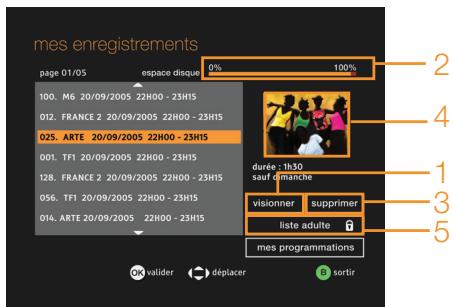 ORANGE GUIDE MON MAGNETO - accédez à Mes enregistements - 2