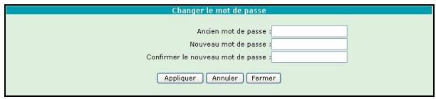 ORANGE LIVEBOX SAGEM F@AST 3202 - Bouton "Changer le Mot de Passe" (de votre Passerelle Résidentielle) - 1