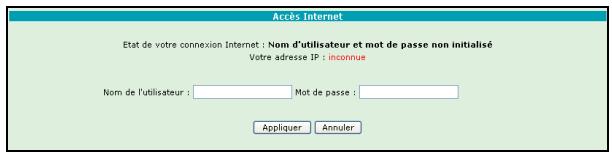 ORANGE LIVEBOX SAGEM F@AST 3202 - Cliquez sur le menu Acces Internet. - 1