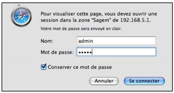 ORANGE LIVEBOX SAGEM F@AST 3202 - Sous MacOS X - 4