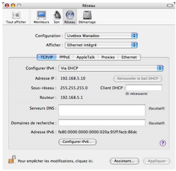 ORANGE LIVEBOX SAGEM F@AST 3202 - Sous MacOS X - 2