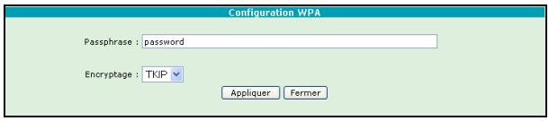 ORANGE LIVEBOX SAGEM F@AST 3202 - 2) Paramétrage Réseau sans fil - 4