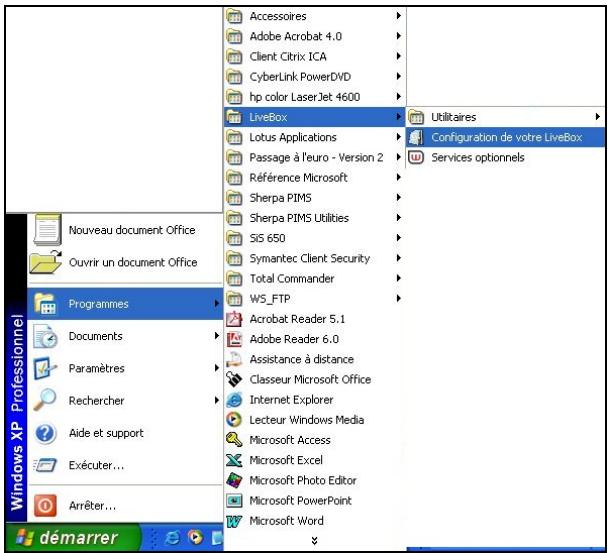 ORANGE LIVEBOX SAGEM F@AST 3202 - Accès à l'écran de bienvenue - 4