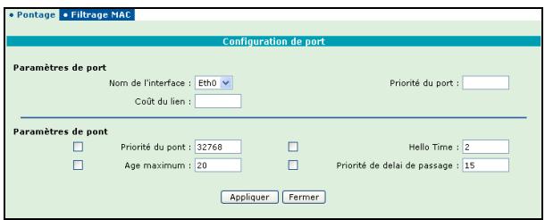 ORANGE LIVEBOX SAGEM F@AST 3202 - Bouton "Configurer le port" - 1