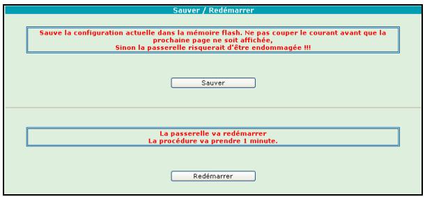 ORANGE LIVEBOX SAGEM F@AST 3202 - Sauver / Redémarrer - 1