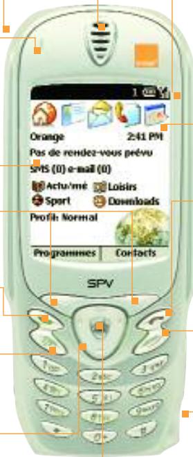 ORANGE SPV E100 - bouton de navigation - 1