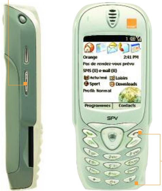 ORANGE SPV E100 - écouter les appels avec le volume correct - 1