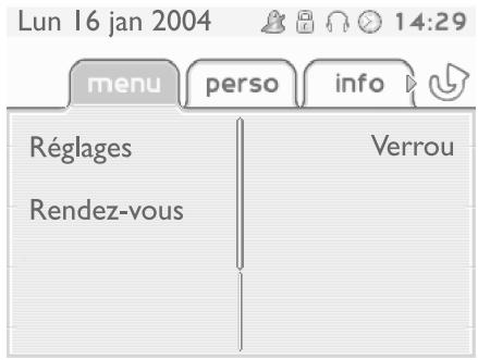 ORANGE 4068IP - Ecrans d'accueil - 2