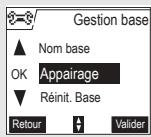ORANGE D70T - Mettre en mode appairge la base à partir d'un combiné - 4