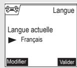 ORANGE D70T - Modifier la langue - 1