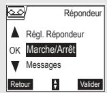 ORANGE D70T - Mise en route / arrêt du répondeur - 1
