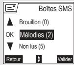 ORANGE D70T - Supprimer un SMS Mélokie - 2