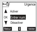ORANGE D70T - Programmer un numero d'urgence - 4