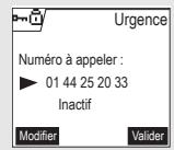 ORANGE D70T - Programmer un numero d'urgence - 2