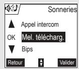 ORANGE D70T - Télécharger une mélodie à partir d'un SMS Mélodie - 1
