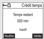 ORANGE D70T - Définir la durée de crédit temps - 3