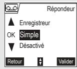 ORANGE D70T - Mise en route / arrêt du répondeur - 5