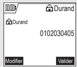 ORANGE D70T - Entrer un numéro dans le Répertoire - 2