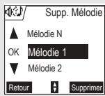 ORANGE D70T - Supprimer une métodie téléchargee - 3