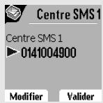ORANGE D85C - Modifier les numérodes de centre SMS - 4