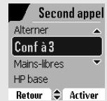 ORANGE D85C - Pour faire une conférence à 3 (les 2 appels et vous) - 3