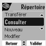 ORANGE D85C - Consulter le repertoire - 2