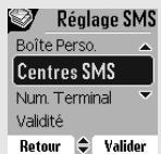 ORANGE D85C - Modifier les numérodes de centre SMS - 2