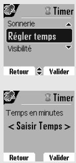 ORANGE D85C - Modifier le temps de décompte du timer - 3