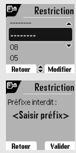 ORANGE D85C - Créer, modifier ou supprimer un préfixe interdit - 3