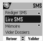 ORANGE D85C - Réception d'un contact pas SMS - 2