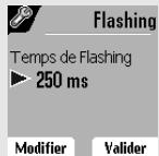 ORANGE D85C - Modifier la durée de flash (touche R) - 4