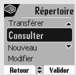 ORANGE D85C - Appeler à l'aide du repertoire - 2