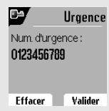 ORANGE D85C - Programmer un numero d'urgence - 6