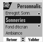 ORANGE D85C - Modifier les sonneries - 1