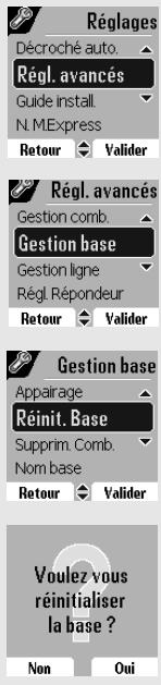 ORANGE D85C - Réinitialiser la base - 1