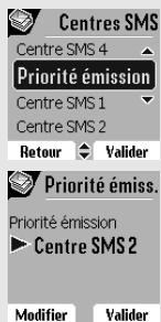 ORANGE D85C - Modifier les numérodes de centre SMS - 5