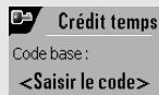 ORANGE D85C - Définir la durée de crédit temps - 4