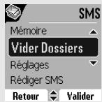 ORANGE D85C - Vider un dossier SMS - 2