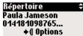 ORANGE DECT 617 - Appeler depuis le repertoire - 4