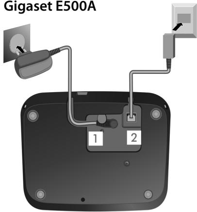 ORANGE GIGASET E500A - Etape 3 : Raccordement de la base - 2