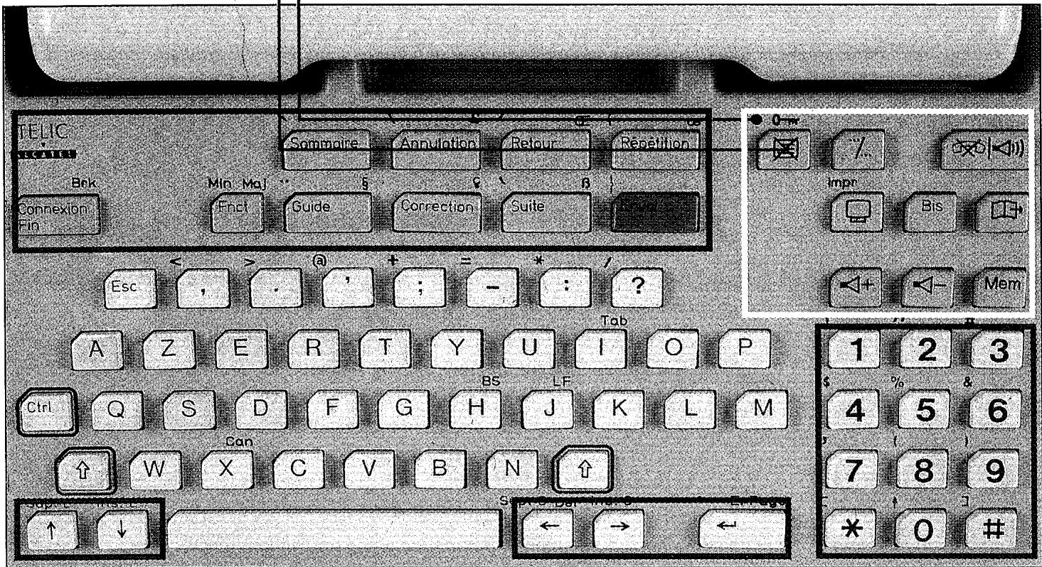 ORANGE MINITEL 12 - LE CLAVIER - 2