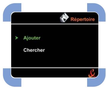 ORANGE VISIOPHONE LEADTEK 8882 - ▶ Créer une fiche dans le répertoire - 1