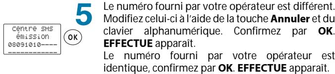 ORANGE WP12 33 SMS - Configurer le service SMS - 5