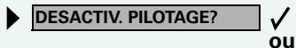 ORANGE 8510 - Pour enregistrer / afficher / effacer les postes du pilotage : - 5