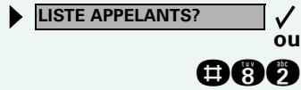 ORANGE 8510 - Interroger la liste des appelants - 1