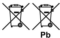 NAD C326 - INFORMATIONS CONCERNANT LA COLLECTE ET LE REJET DES PILES USAGEES (DIRECTIVE 2006/66/EC DU PARLEMENT EUROPEEN ET DU CONSEIL DE L'UNION EUROPEENNE) (POUR LES CLIENTS EUROPEENS SEULEMENT) - 1