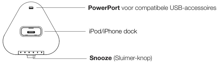PURE CHRONOS IDOCK SERIES II - Bedieningstoetsen, aansluitingen endisplay - 2